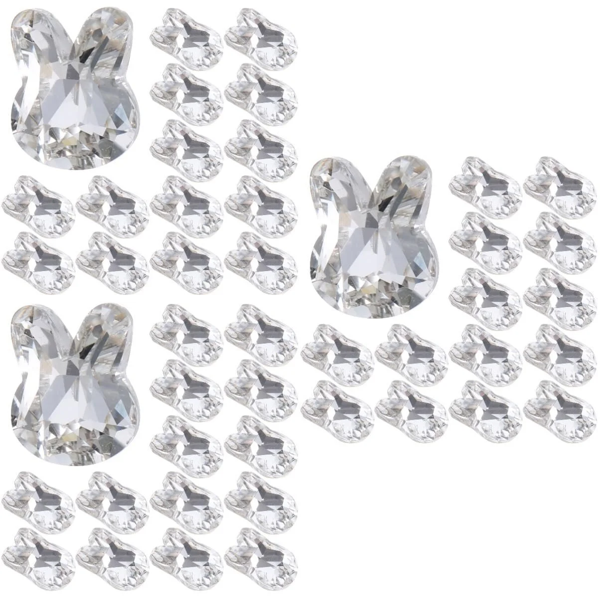 Стрази для нігтів FRCOLOR Кролик 3D-кролик 60 шт, фото №1 Стрази для нігтів FRCOLOR Кролик 3D-кролик 60 шт, фото №1