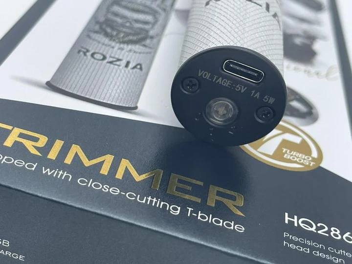 Профессиональная беспроводная машинка для стрижки волос ROZIA Pro HQ286 бороды, фото №5