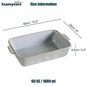 Форма для запікання керамічна для лазаньї термостійка synthetic.ua - Фото 1