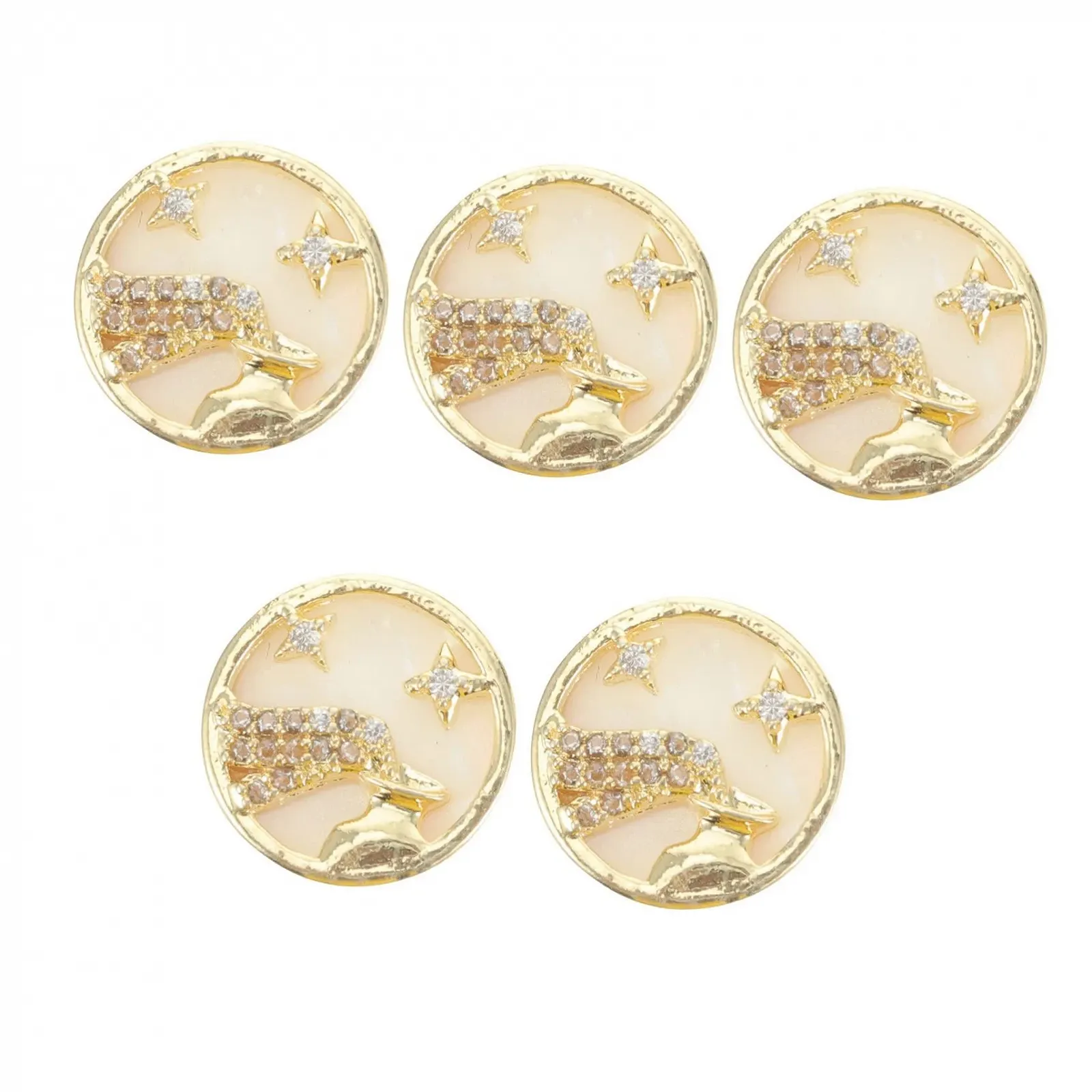 Водолій, набір. Металеві заклепки, блискітки, коштовні камені, наклейки знаку зодіаку Водолій, фото №1