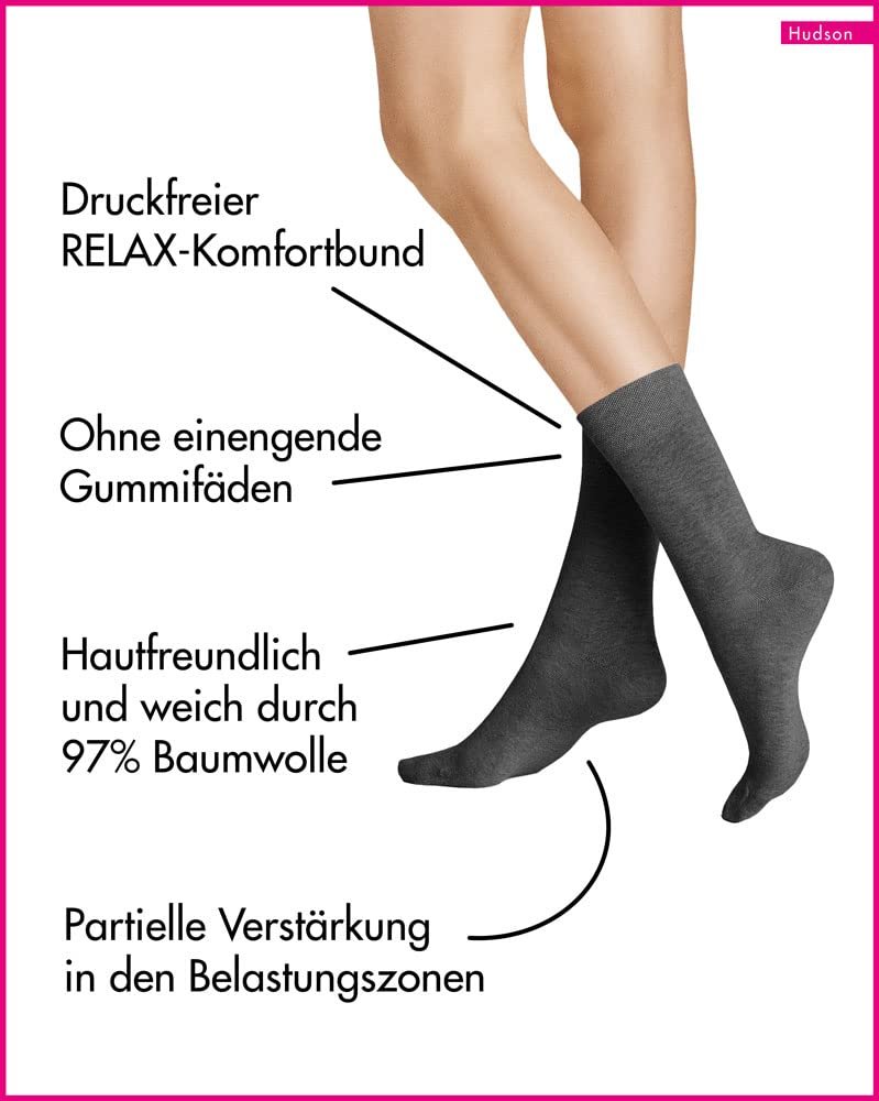 Женские носки Hudson Relax Cotton Druckfreier Bund, фото №2