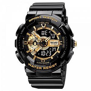 Годинник Skmei 1688 Black-Gold - Фото 1
