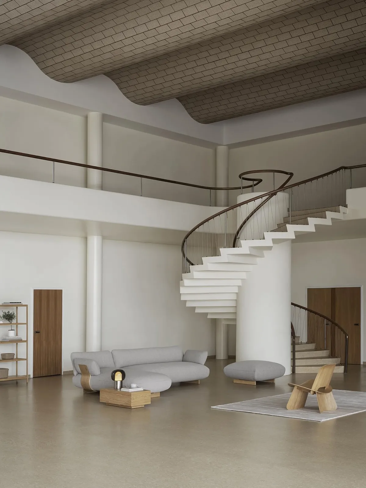 Настільна лампа Blomus IRIS Aluminium Base Matte Stainless Steel 24х32 см Скляний плафон, фото №5