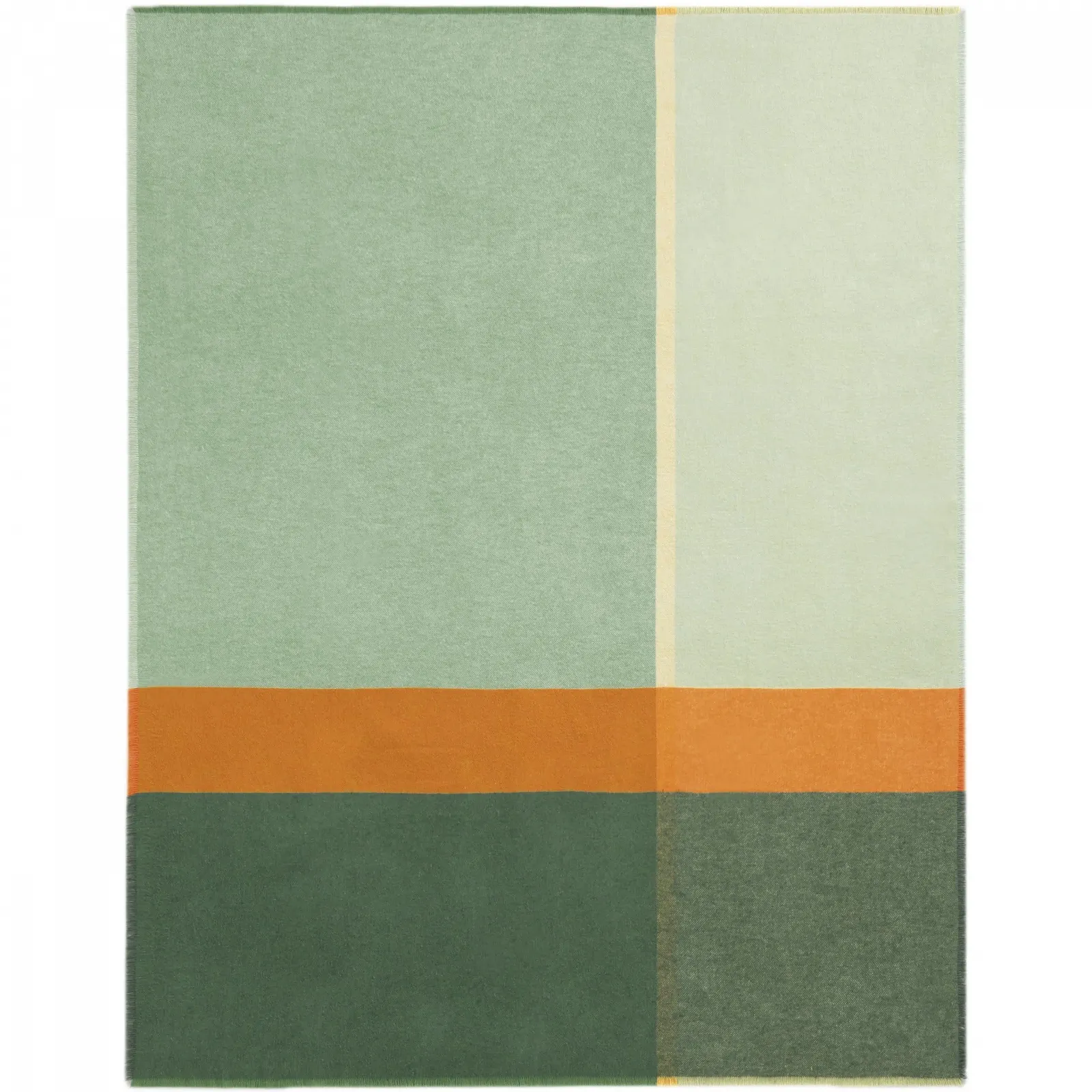 Плед Biederlack Great Green Легкий літній плед 130 x 170 см, фото №1