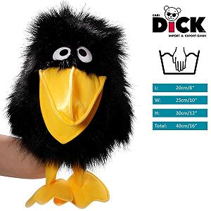 Ручная игрушка Carl Dick Ворон 30/40 см цена на synthetic.ua - Фото 1 Ручная игрушка Carl Dick Ворон 30/40 см synthetic.ua - Фото 1