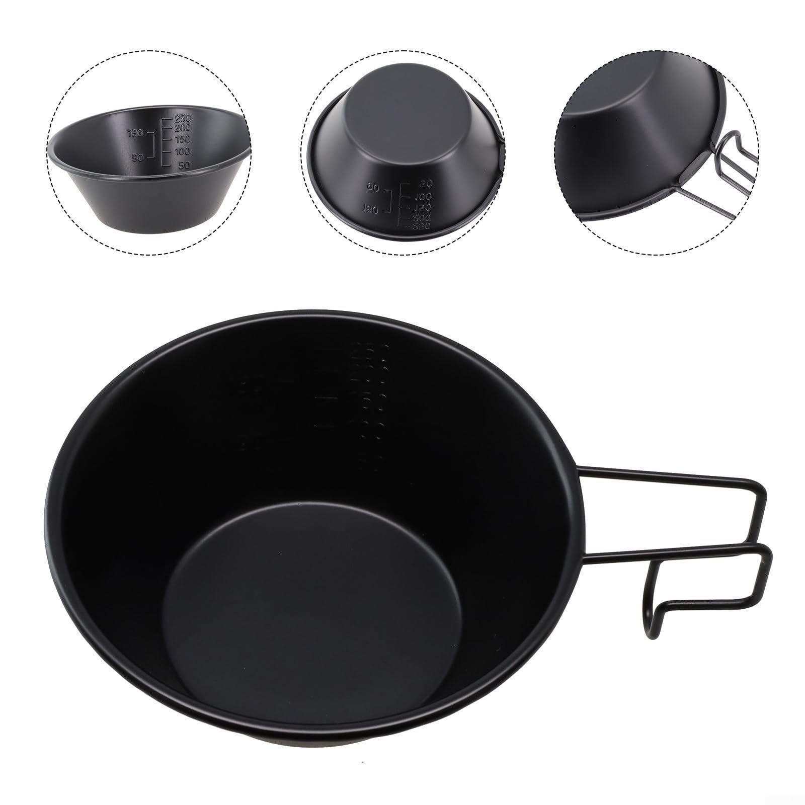 Кружка Sierra для кемпинга Nonstick с мерными шкалами, фото №7