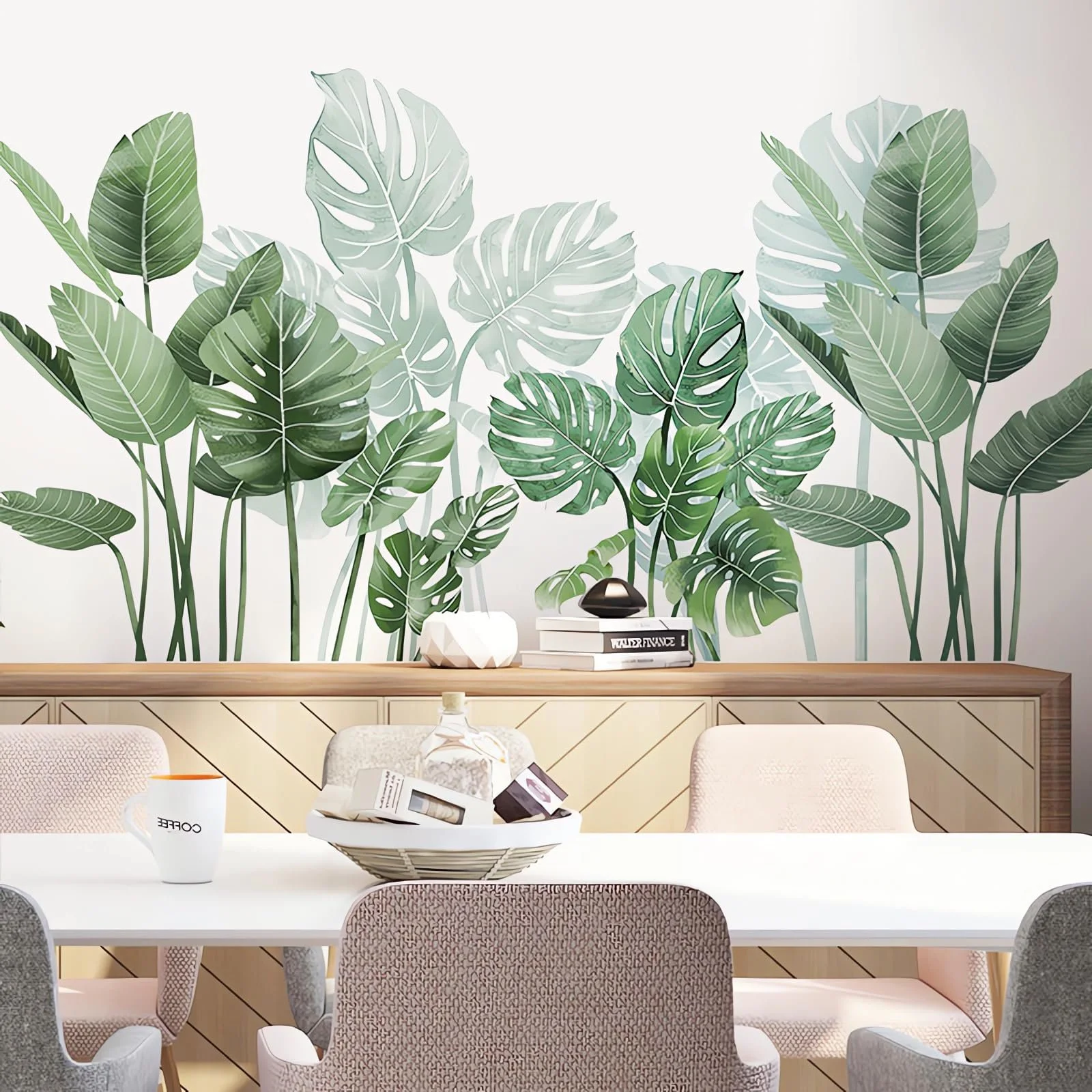 Наклейка на стіну Jungle Plants 105 x 51,6 см Самоклейна, фото №6 Наклейка на стіну Jungle Plants 105 x 51,6 см Самоклейна, фото №6