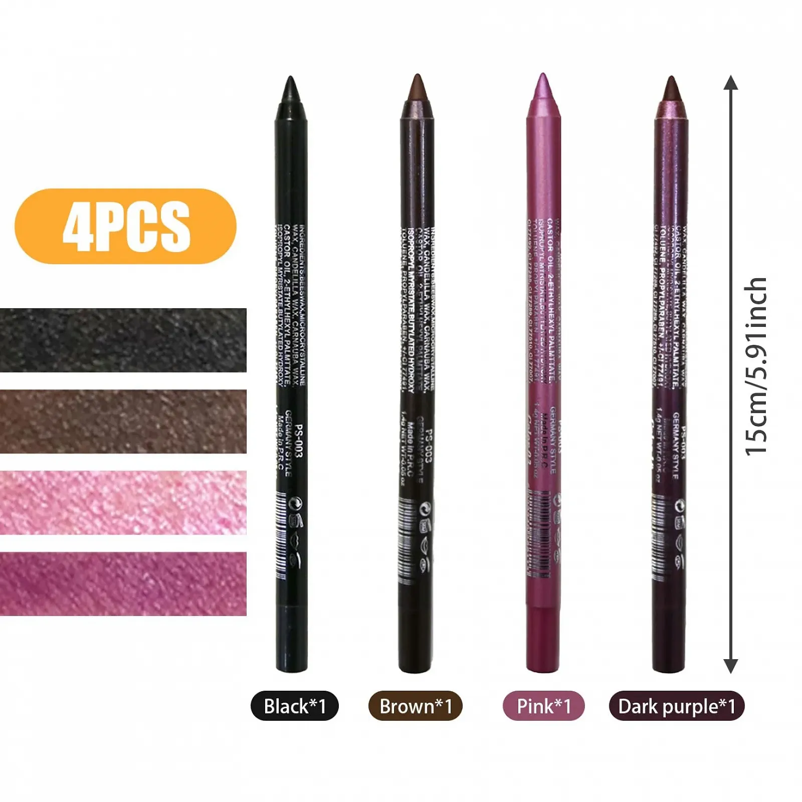 Олівець для очей Jewellery Poetry Pearl 4 кольори, фото №2 Олівець для очей Jewellery Poetry Pearl 4 кольори, фото №2