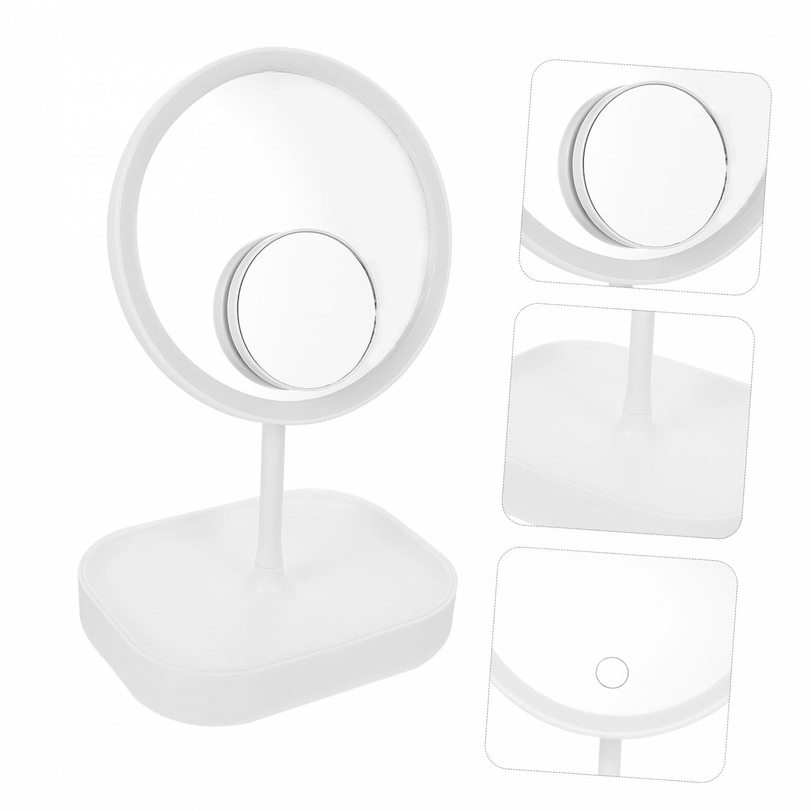 Дзеркало Angoily LED Kosmetikspiegel Tischspiegel PP-Кунстстоф Білий, фото №5 Дзеркало Angoily LED Kosmetikspiegel Tischspiegel PP-Кунстстоф Білий, фото №5