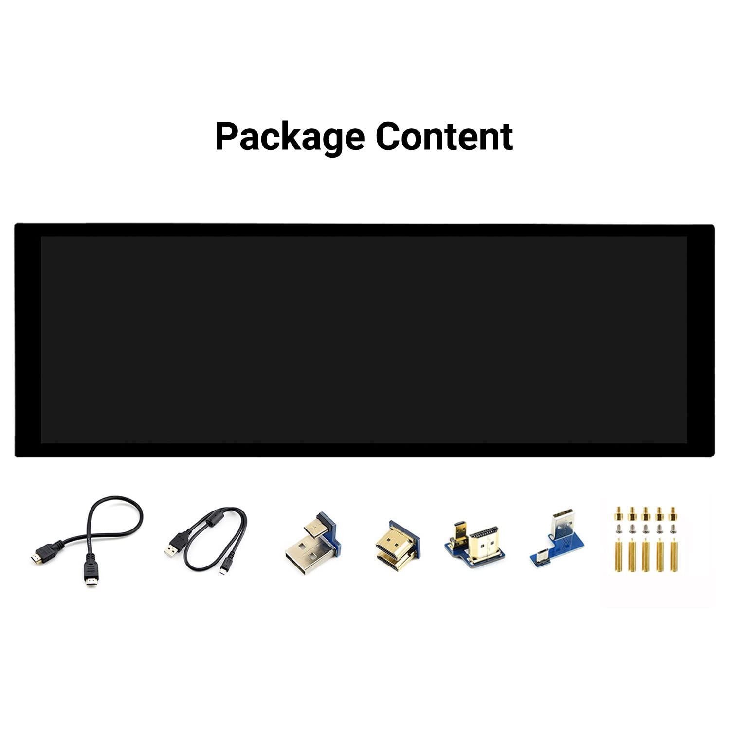 Монитор Waveshare HDMI LCD 7.9 inch IPS 400 x 1280, фото №2