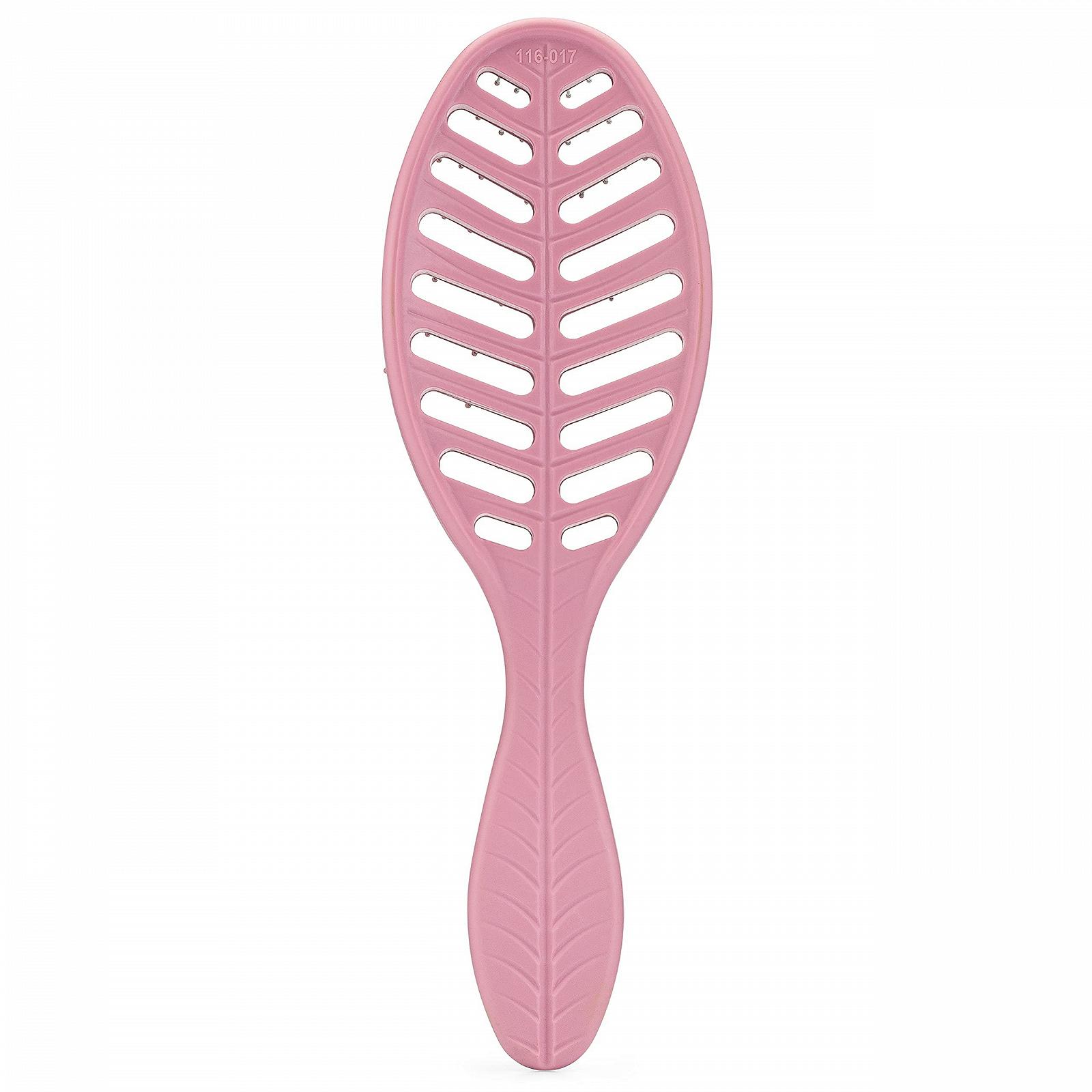 Щітка WetBrush Go Green Speed Dry Detangler з щетинками HeatFlex, рожева, фото №2