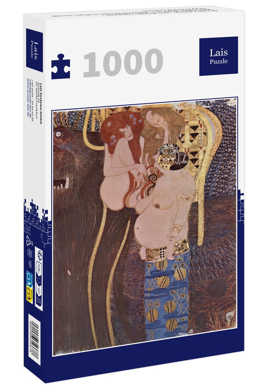 Пазл Lais Puzzle Густав Климт Бетховенский фриз 1000 элементов, фото №1