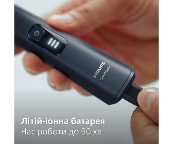 Тример для бороди та вусів Philips OneBlade Pro Face QP6504/15, фото №8