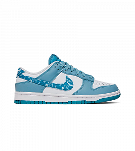 Кроссовки Nike Dunk Low Essential Paisley Pack Worn Blue - Фото 1
