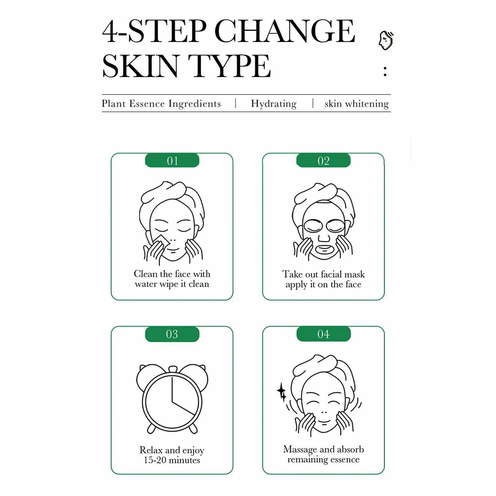 Зволожуюча Маска для Обличчя Centella Whitening, Зменшення Тьмяності, Шорсткості, фото №7 Зволожуюча Маска для Обличчя Centella Whitening, Зменшення Тьмяності, Шорсткості, фото №7