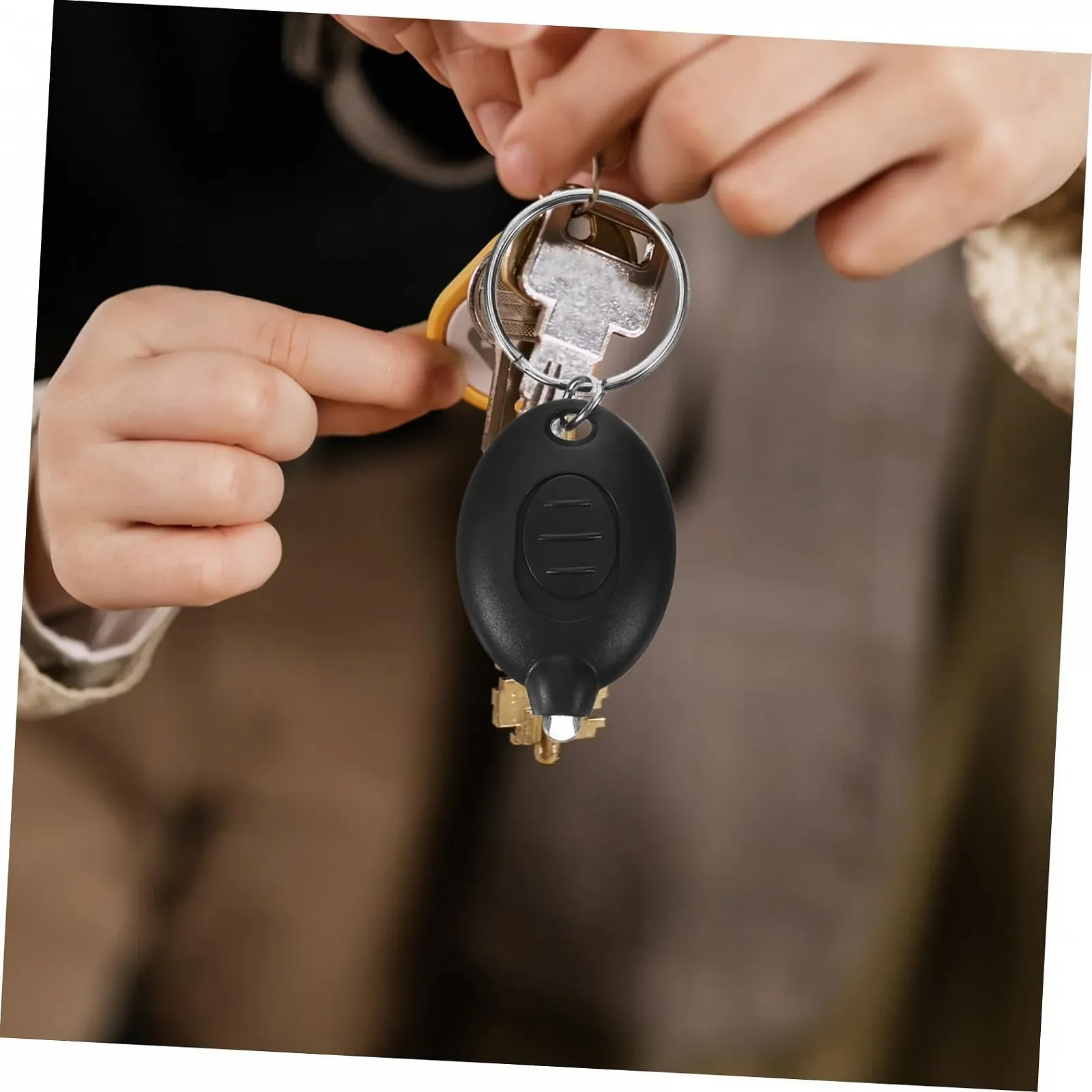 Фонарик-брелок ABS портативный маленький для кемпинга, походов, чрезвычайных ситуаций 6 шт., фото №7