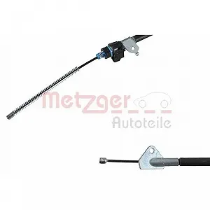 Трос стоянкового гальма METZGER 17.1102 для TOYOTA задній лівий synthetic.ua - Фото 1