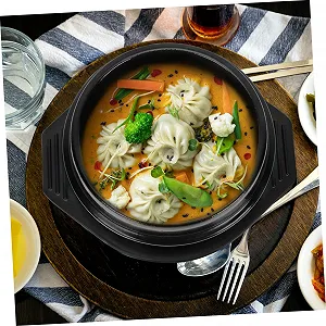 Горшок керамический термостойкий с подносом synthetic.ua - Фото 1