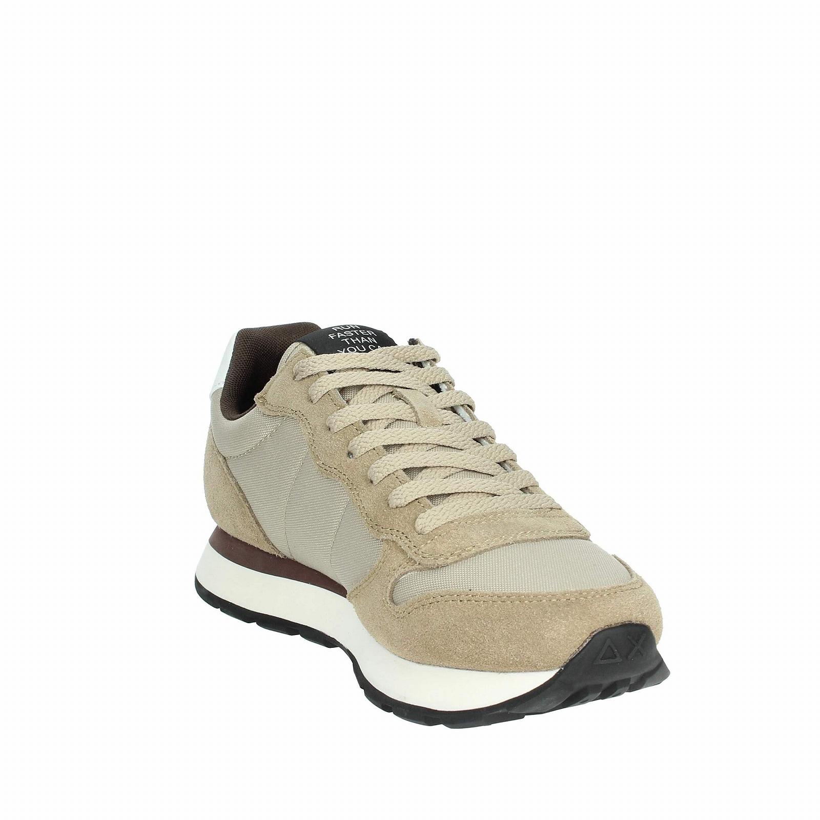 Кроссовки SUN68 Tom Running Сплошной Нейлон Замша/Нейлон Grigio Medio U24SU02 Z43101, фото №5