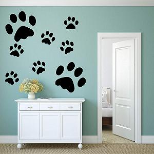 Наклейка на стіну kleb-Drauf 8 лап Сріблястий матовий synthetic.ua - Фото 1