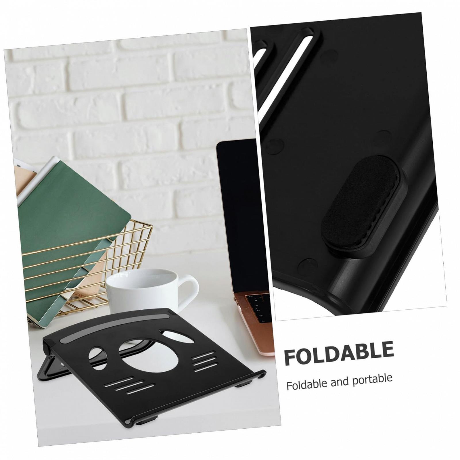 Подставка для ноутбука Эргономичная Материал Прочный для ноутбука Планшета и Книг Мобильный держатель для стола для офиса и дома Серый Настольный держатель, фото №5