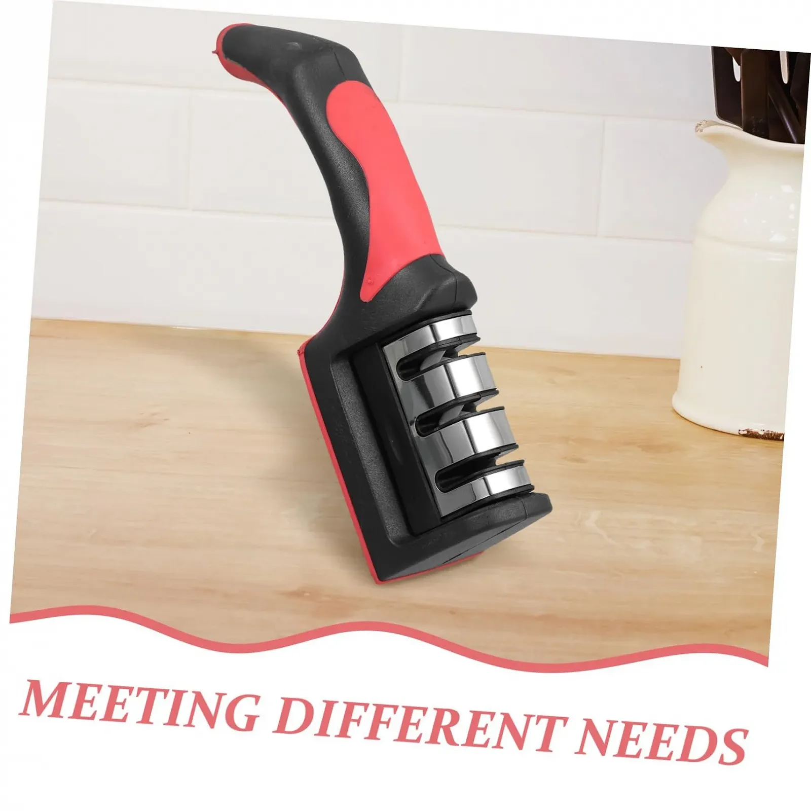 Ручная точилка для ножей Ciieeo Трехуровневая Нержавеющая сталь, фото №3