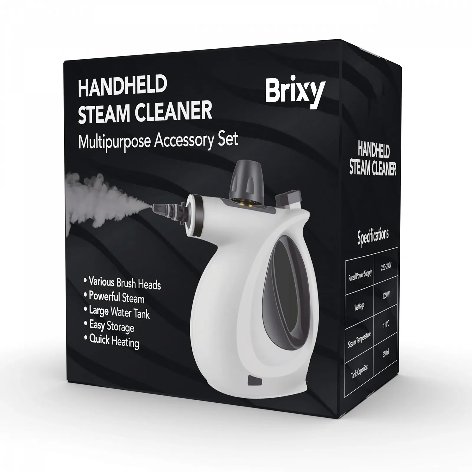 Пароочисник Brixy ручний 1050 Вт, фото №6 Пароочисник Brixy ручний 1050 Вт, фото №6