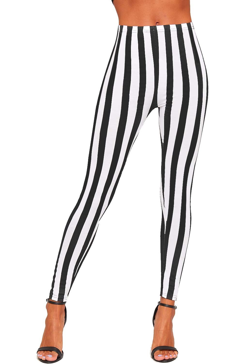 Леггинсы WearAll С контрастными полосками, с высокой посадкой, эластичные - 36-42, фото №1