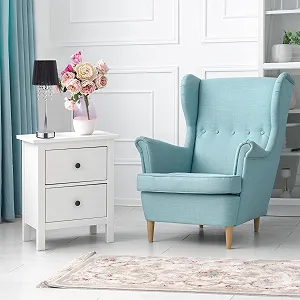 Настільна лампа Relaxdays Crystal з абажуром з органзи 41 x 14,5 см Чорний/Сріблястий synthetic.ua - Фото 1