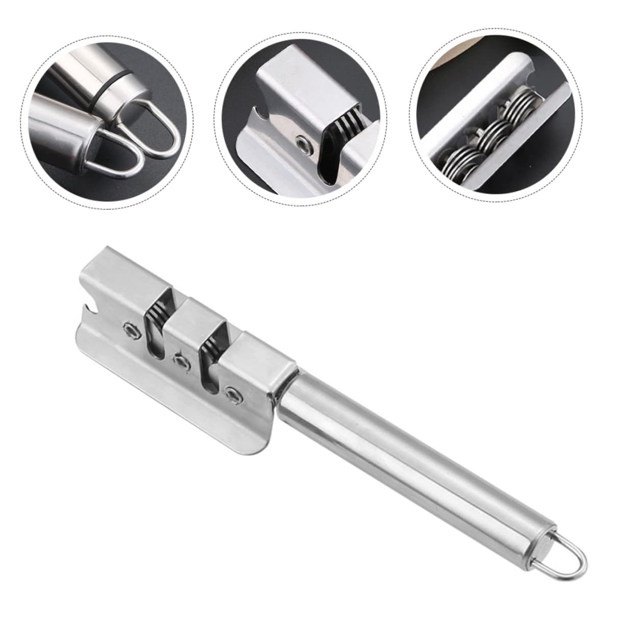 Точилка для ножей SOLUSTRE из нержавеющей стали с эргономичной ручкой портативная, фото №4