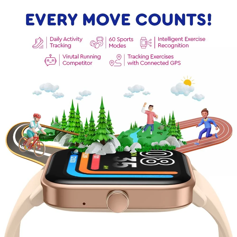 Смарт-годинник Octandra Ignite VeryFit 4.6 см з Alexa, фото №6