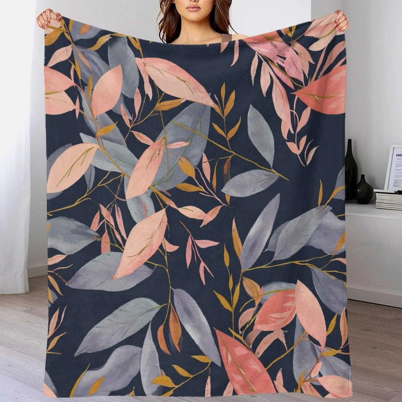 Покривало Botany М'яка Пухнаста Дихаюча Тепла Фланелева Флісова Ідеально підходить для дивана ліжка 3D друк 180 x 200 см, фото №5