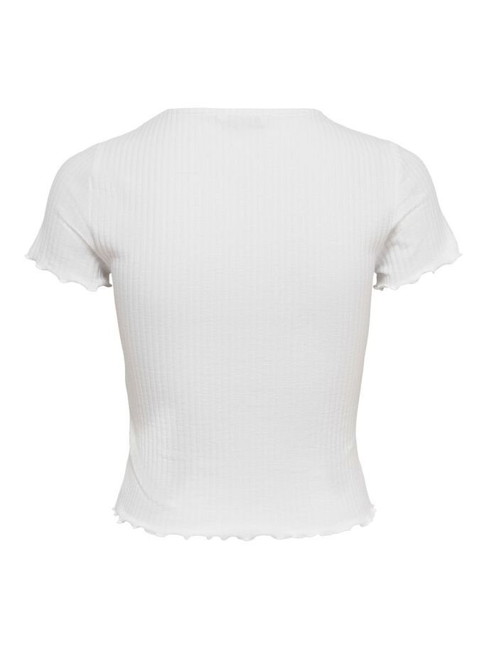 Блуза ONLEMMA SHORT TOP NOOS JRS 15201206  ONLY Білий XL, фото №5