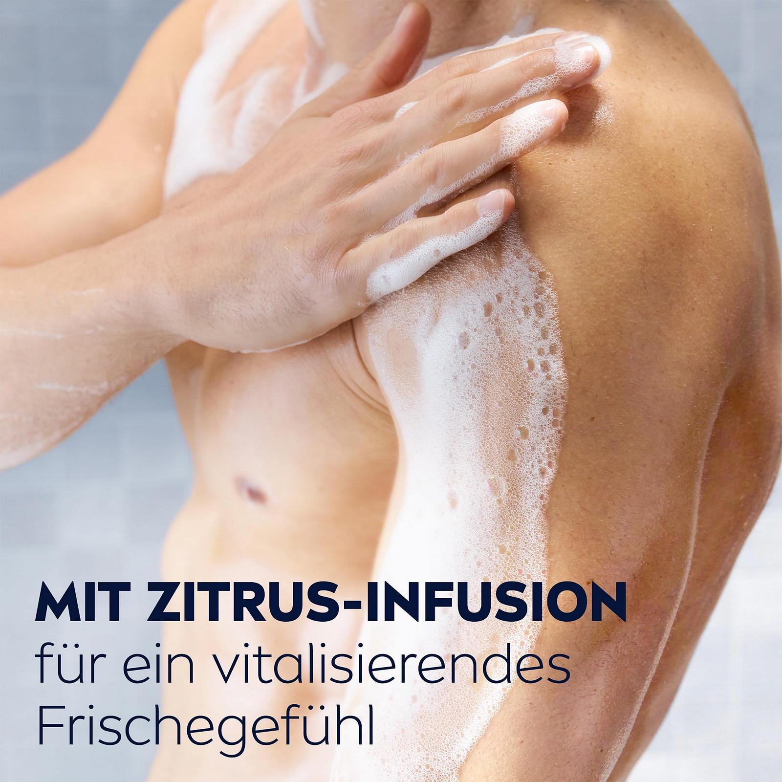 Гель для душа NIVEA MEN Power pH-нейтральный с цитрусовым настоем для тела, лица и волос 250 мл, фото №4