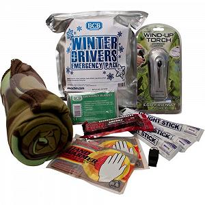 Набір для виживання Bushcraft Winter Drivers Emergency Kit Срібний, 28x13x36 см - Фото 1