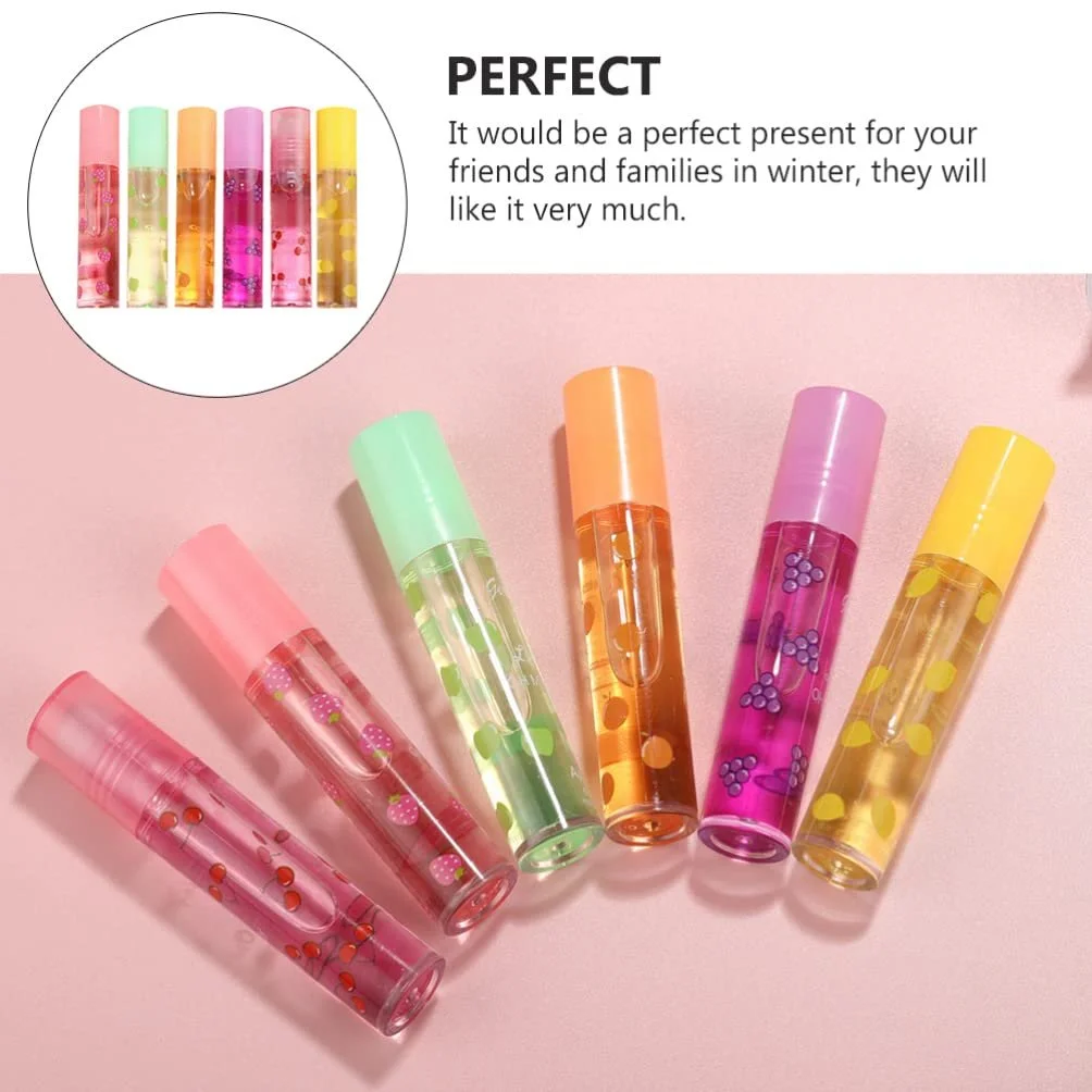 Блиск для губ SHERCHPRY Набір 5 шт. з фруктовим ароматом Зволожуючий прозорий, фото №3