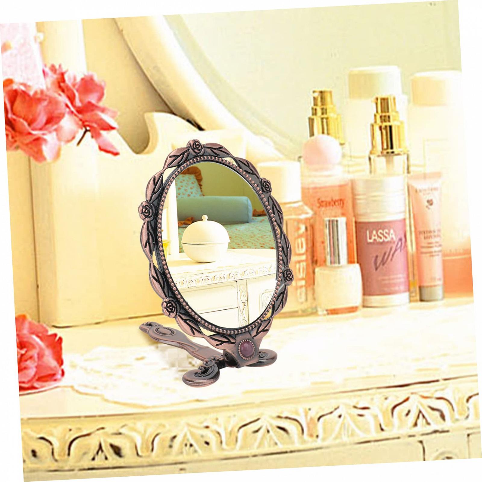 Дзеркало Angoily Vintage Дорожнє Дзеркало Складане З Ручкою, фото №4 Дзеркало Angoily Vintage Дорожнє Дзеркало Складане З Ручкою, фото №4