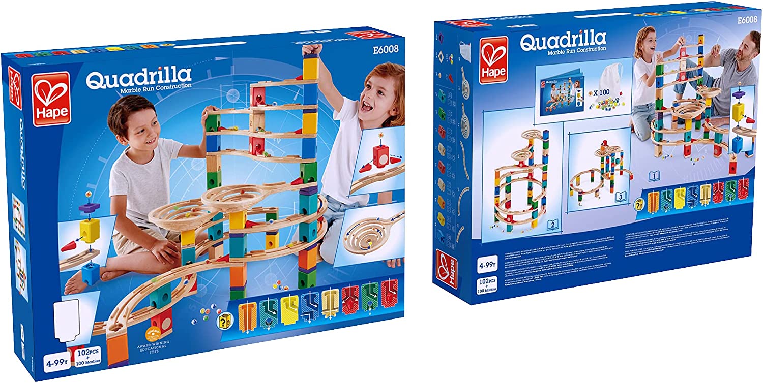 Конструктор-лабиринт Hape Quadrilla Wood Marble Award The Cyclone, фото №4