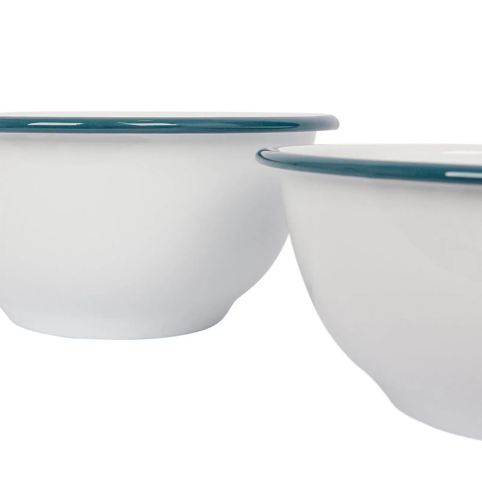 Набор мисок для смешивания Argon Tableware 2 шт. эмалированные Зеленый/Белый, фото №4 Набор мисок для смешивания Argon Tableware 2 шт. эмалированные Зеленый/Белый, фото №4