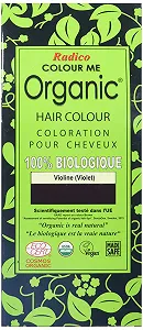 Рослинна фарба для волосся Radico Colour Me Organic Purple (Органічна, веганська, натуральна косметика) Фіолетовий - Фото 1