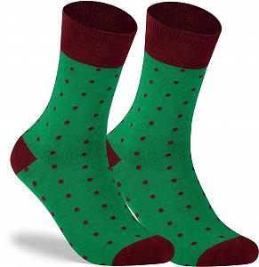 Шкарпетки в смужку бавовняні різнокольорові - Фото 1