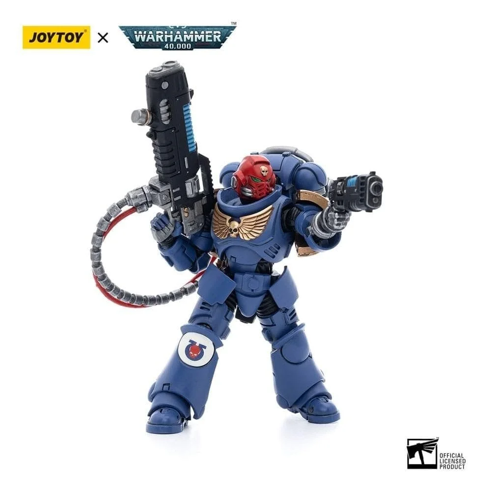 Фігурка JoyToy Warhammer 40000 Ultramarine Hellblasters SGT Ulaxes 1/18 AF, фото №3