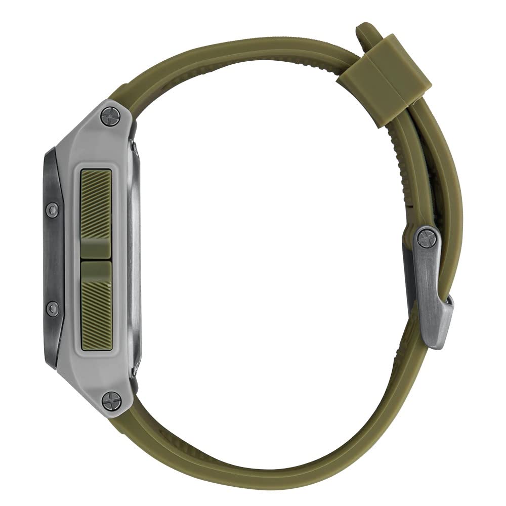 Часы Nixon Digital Автомат A1324-2072-00 Пластиковый Ремешок Ганметалл/Сурплюс, фото №2