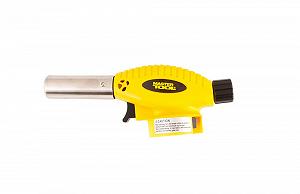 Пальник для газового балона MASTERTOOL Метеор п'єзопідпал/керамічний захист Ø20 мм/1300°С 44-5040 - Фото 1