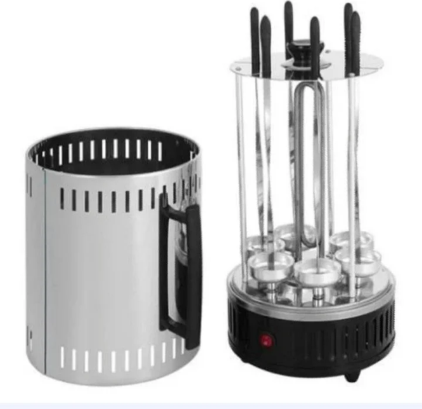 Электрошашлычница Rainberg RB 8612 с кнопкой 6 шампуров 3200 Вт, фото №1 Электрошашлычница Rainberg RB 8612 с кнопкой 6 шампуров 3200 Вт, фото №1