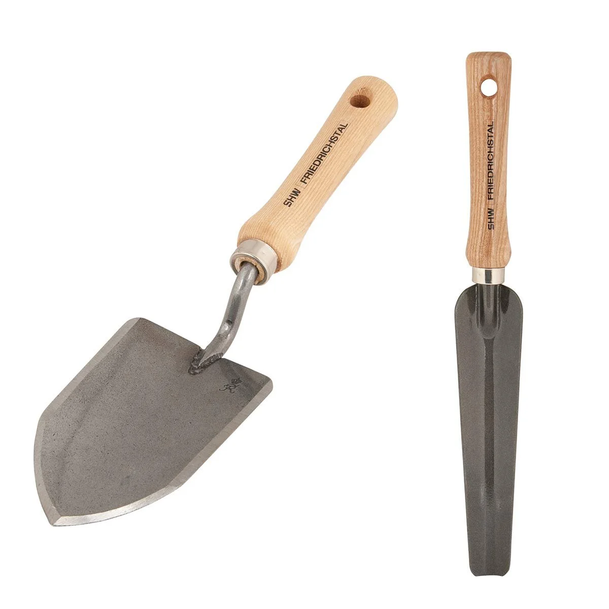Інструмент для видалення бур'янів SHW-FIRE і садова лопатка - Міцний садовий інструмент зі сталі та дерева, фото №1