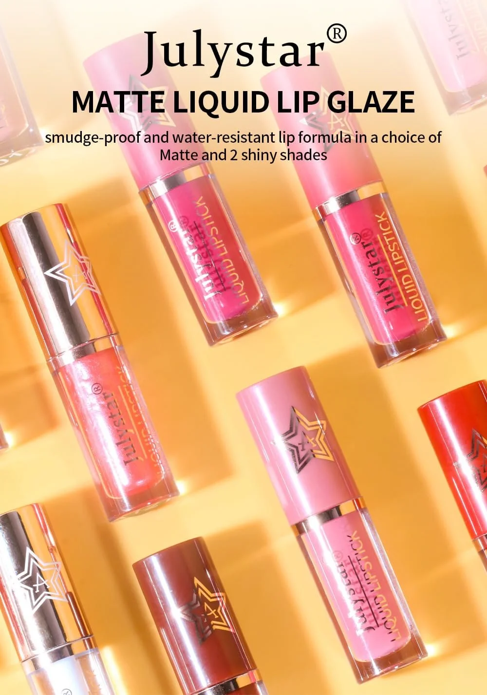 Блиск для губ HoiLiLu Тривимірний Star Зволожуючий Стійкий Перламутровий (6), фото №7