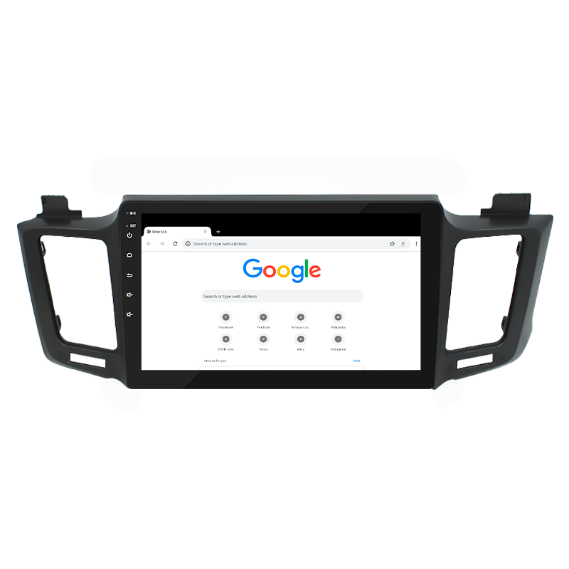 Штатная магнитола Lesko для Toyota RAV4 IV CA40 2012-2015 экран 10 2/32Gb 4G Wi-Fi GPS Top, фото №5