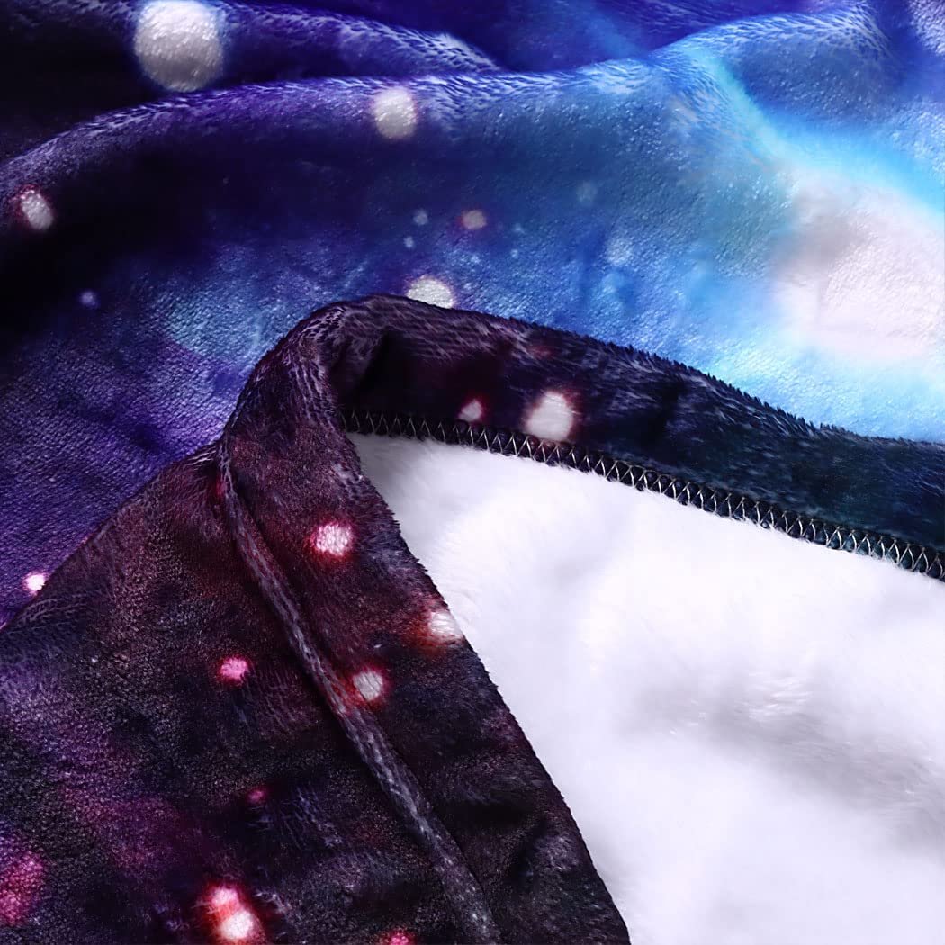 Покривало Violetpos Фланель М'яка Тепла Зручна Флісова Для дивану Сова Місяць Фіолетова Галактика Всесвіт Тварина 150 x 200 см, фото №7 Покривало Violetpos Фланель М'яка Тепла Зручна Флісова Для дивану Сова Місяць Фіолетова Галактика Всесвіт Тварина 150 x 200 см, фото №7