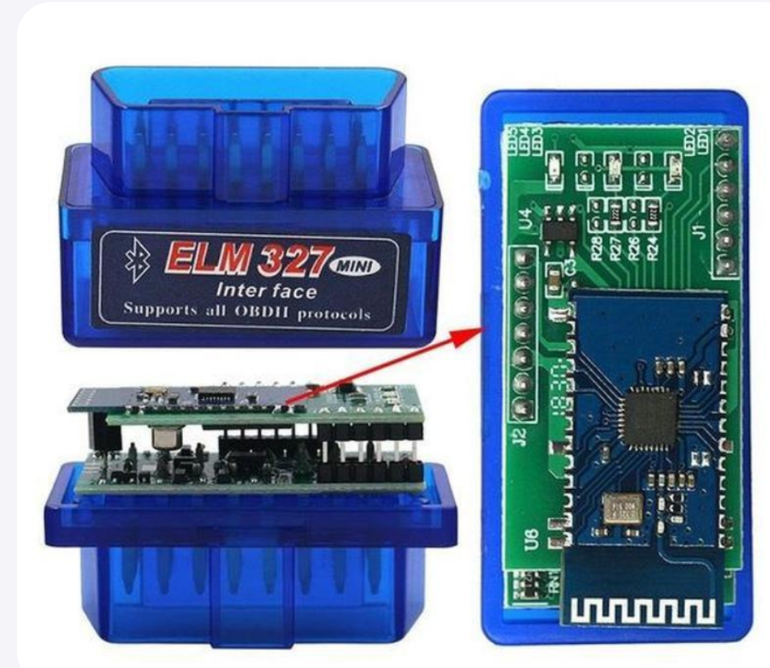 Сканер діагностичний OBD2 адаптер ELM327 Bluetooth mini v1.5 (SC03-L05) для автомобіля, фото №1